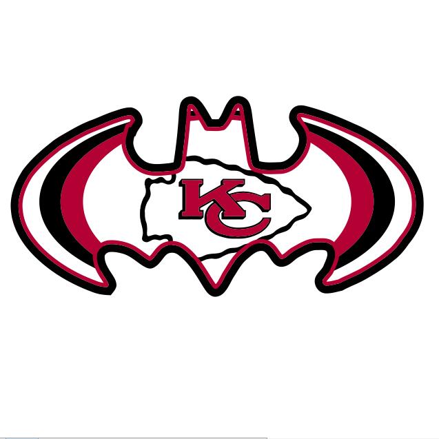 Kansas City Chiefs Batman Logo iron on transfers